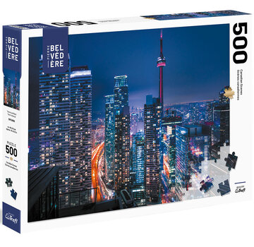 Pierre Belvedere Pierre Belvedere Toronto at Night Ontario! Puzzle 500pcs