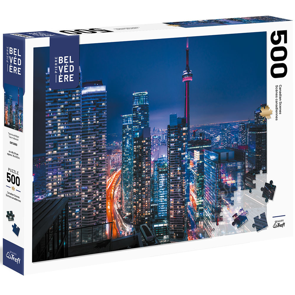 Pierre Belvedere Toronto at Night Ontario! Puzzle 500pcs Puzzles Canada