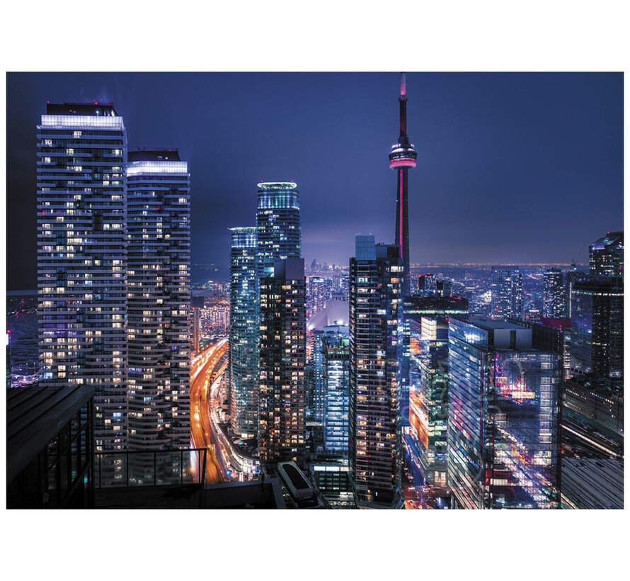 FINAL SALE Pierre Belvedere Toronto at Night Ontario! Puzzle 500pcs