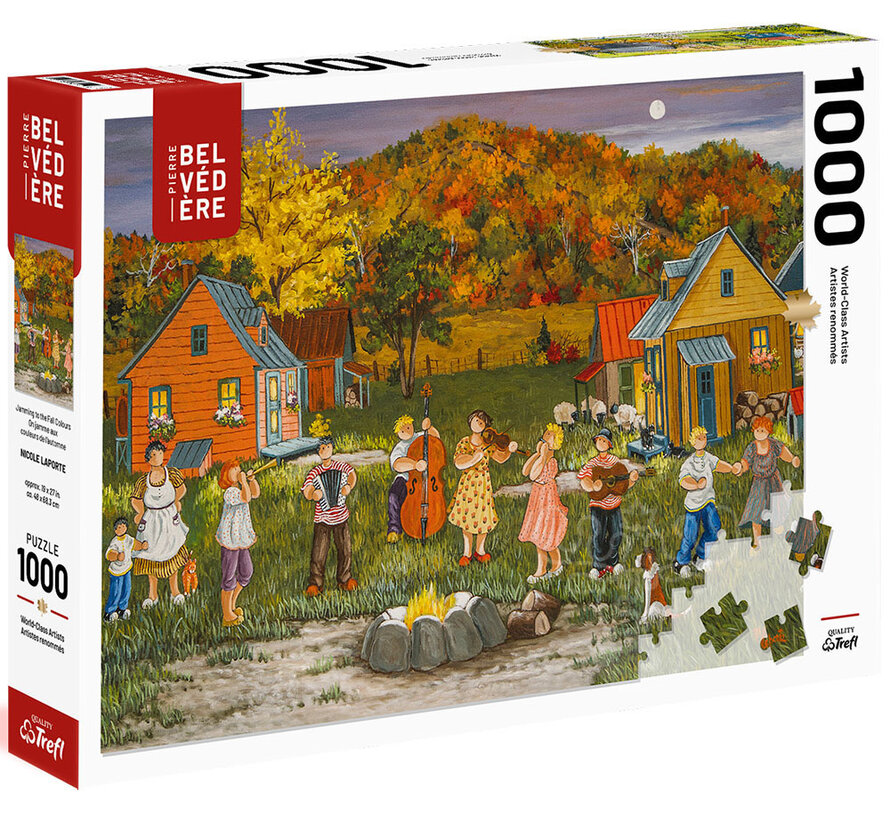 Pierre Belvedere Jamming to the Fall Colours Puzzle 1000pcs