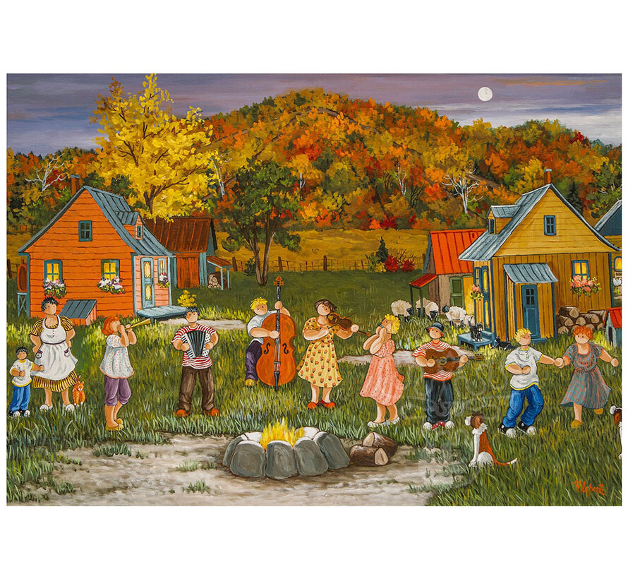 Pierre Belvedere Jamming to the Fall Colours Puzzle 1000pcs