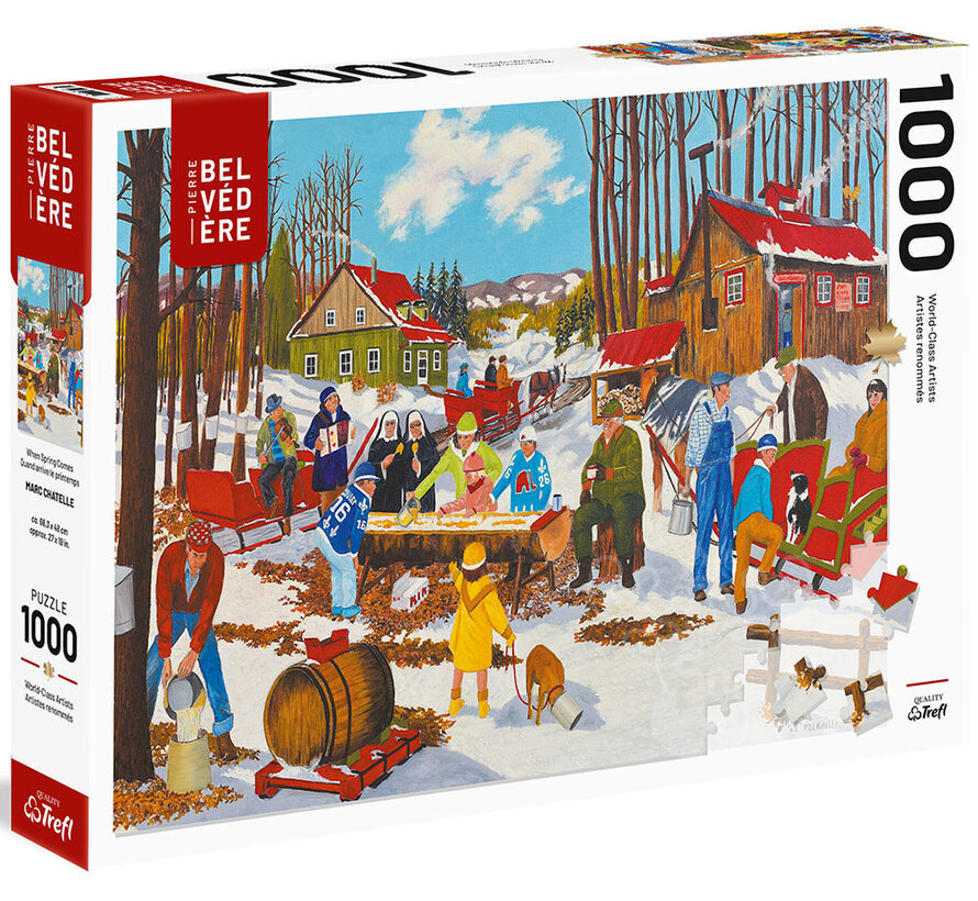 FINAL SALE Pierre Belvedere Chatelle: When Spring Comes Puzzle 1000pcs