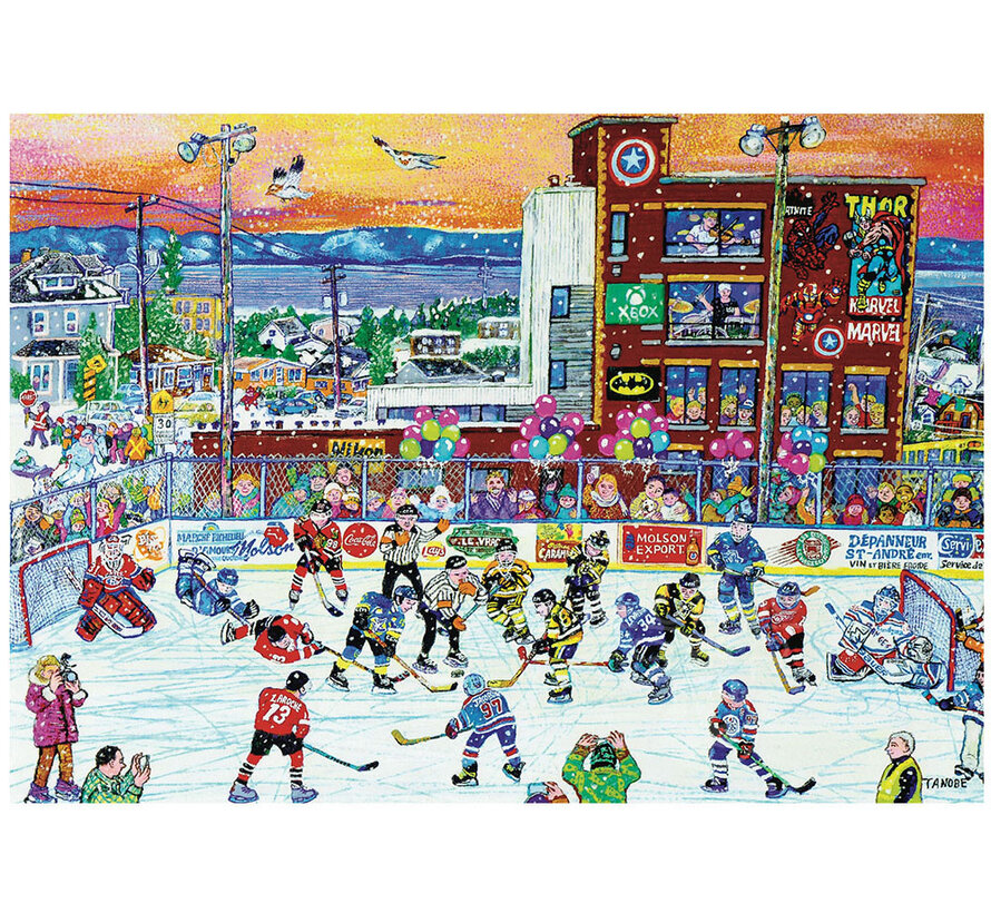 Pierre Belvedere Ice Hockey Riviere-du-Loup Puzzle 1000pcs