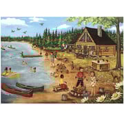 Pierre Belvedere FINAL SALE Pierre Belvedere Genest: Summer at the Log Cabin Puzzle 1000pcs