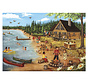 FINAL SALE Pierre Belvedere Genest: Summer at the Log Cabin Puzzle 1000pcs