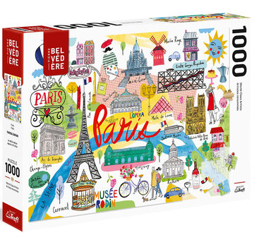 Pierre Belvedere Pierre Belvedere Farida: Paris Puzzle 1000pcs