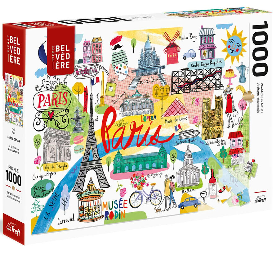 Pierre Belvedere Paris Puzzle 1000pcs
