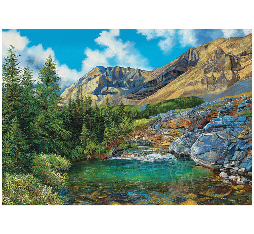 FINAL SALE Pierre Belvedere Kiss: The Mountain & the River Puzzle 1000pcs