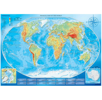 Trefl Trefl Large Physical Map of the World Puzzle 4000pcs