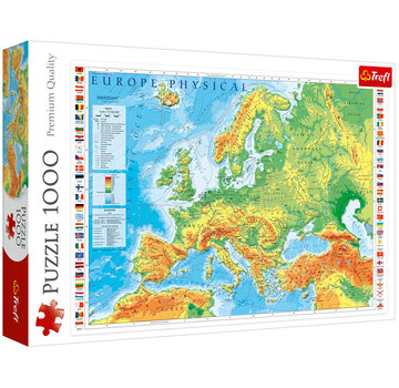 Trefl Trefl European Map Puzzle 1000pcs