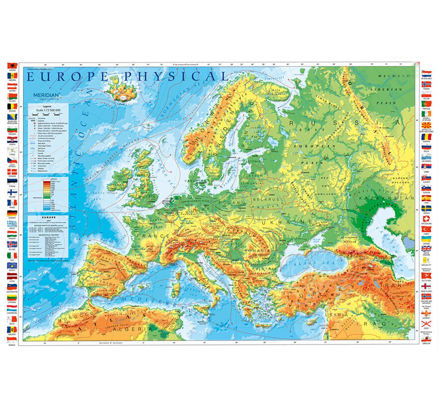 Trefl European Map Puzzle 1000pcs