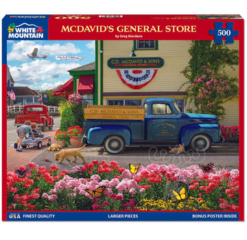 White Mountain White Mountain McDavid’s General Store Puzzle 500pcs