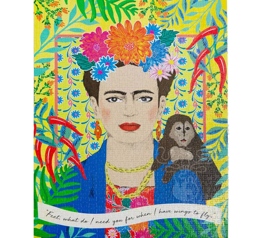 FINAL SALE Talking Tables Pick Me Up Frida Kahlo Puzzle 1000pcs-CL