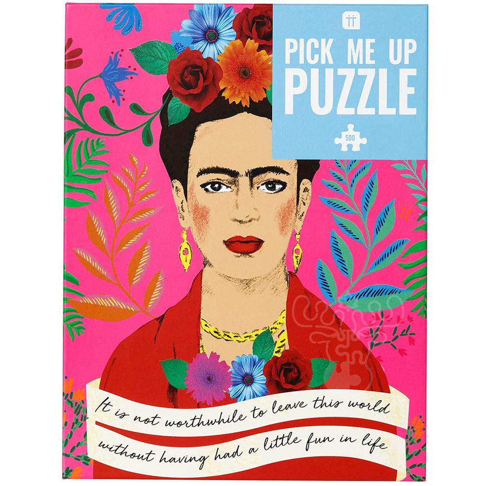 Talking Tables Pick Me Up Frida Kahlo Puzzle 500pcs - Puzzles Canada