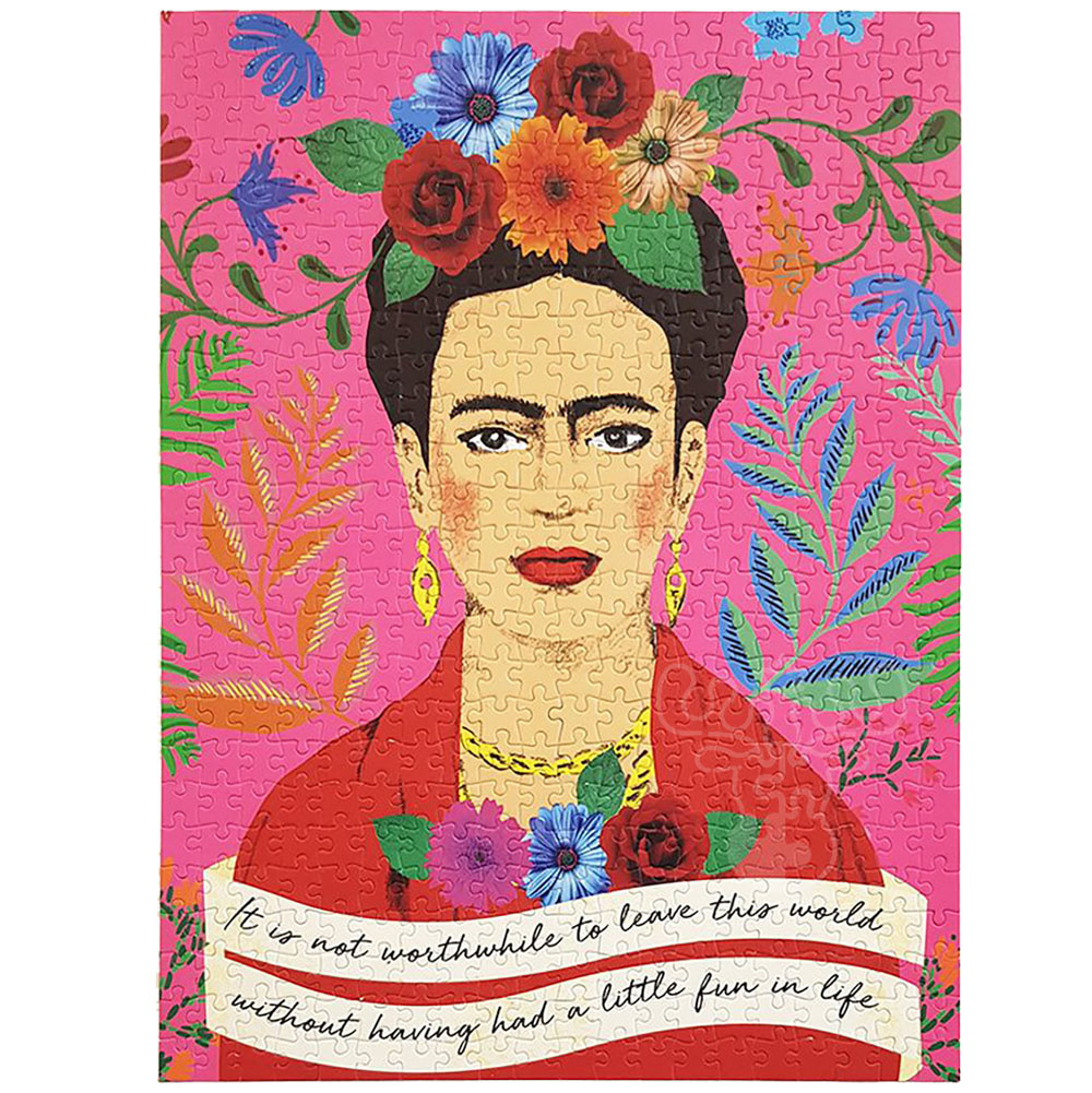 Talking Tables Pick Me Up Frida Kahlo Puzzle 500pcs - Puzzles Canada