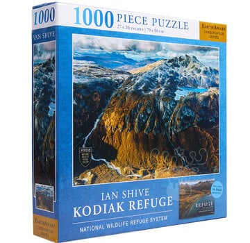 Insight Editions Insight Editions Ian Shive: Refuge—Kodiak National Wildlife Refuge System Puzzle 1000pcs