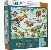 Insight Editions Insight Editions Field Guide to Magnificent Dinosaurs Puzzle 500pcs