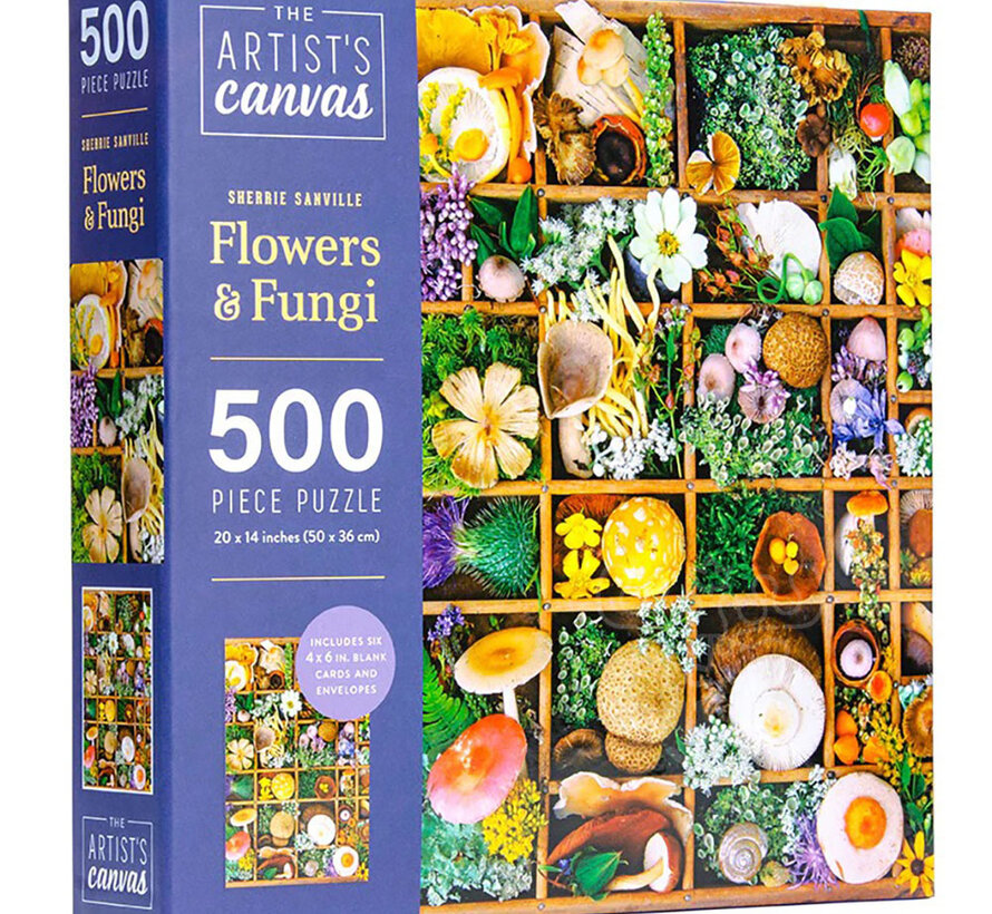 Insight Editions Flowers and Fungi Puzzle 500pcs