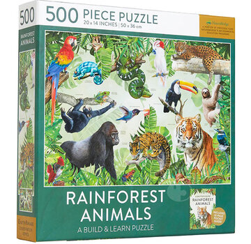 Insight Editions Insight Editions Rainforest Animals Puzzle 500pcs