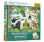 FINAL SALE Insight Editions Rainforest Animals Puzzle 500pcs