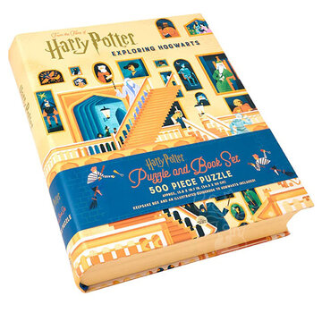 Insight Editions Insight Editions Exploring Hogwarts Puzzle 500pcs and Book Set