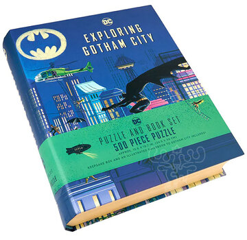 Insight Editions Insight Editions Exploring Gotham City Puzzle 500pcs and Book Set