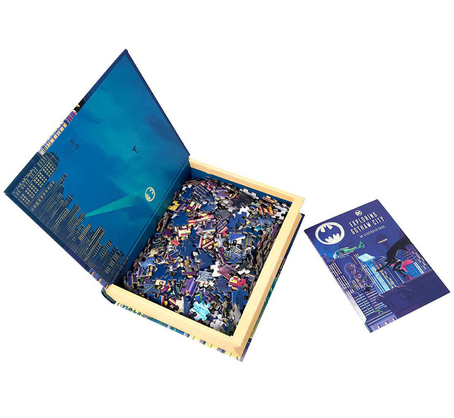Insight Editions Exploring Gotham City Puzzle 500pcs and Book Set