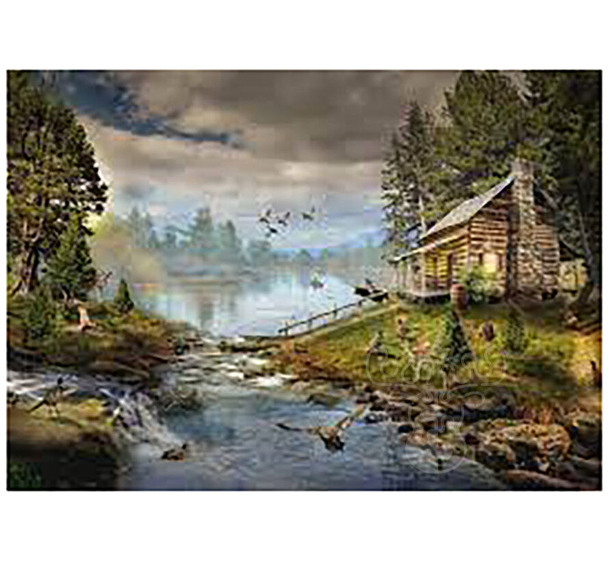 Grafika La Cabane du Pêcheur  (The Fisherman's Cabin) Puzzle 1000pcs