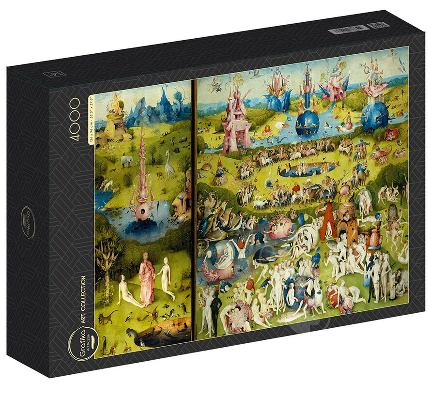 Grafika Le Jardin des Délices (The Garden of Earthly Delights) - Jérôme Bosch Puzzle 4000pcs