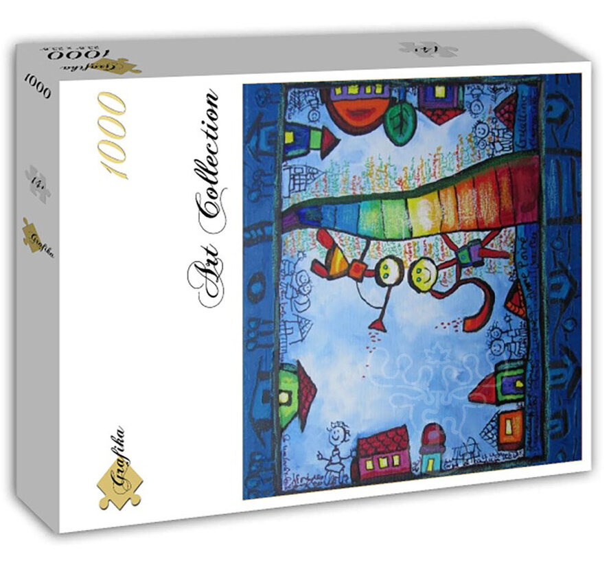 Grafika Anne Poiré & Patrick Guallino: Echelle jouant Crescendo Puzzle 1000pcs