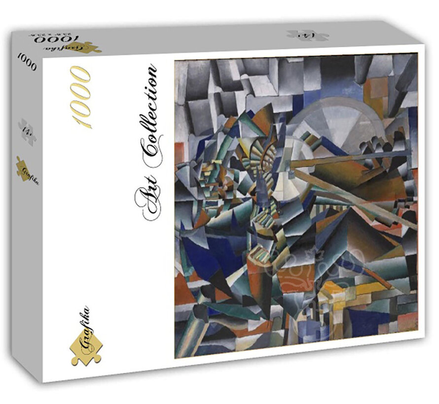 Grafika Kasimir Malevich: The Knifegrinder, 1912-13 Puzzle 1000pcs