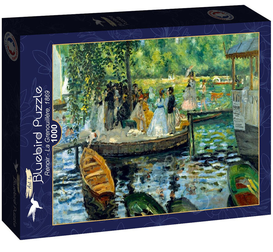 Bluebird Renoir - La Grenouillère, 1869 Puzzle 1000pcs