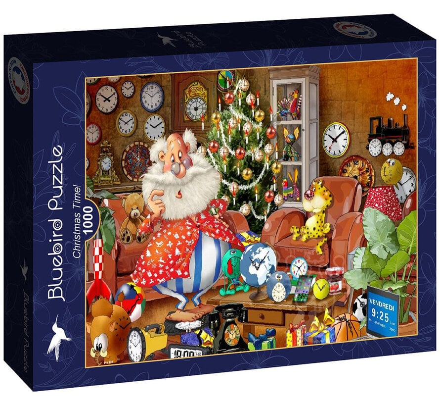 Bluebird Christmas Time! Puzzle 1000pcs