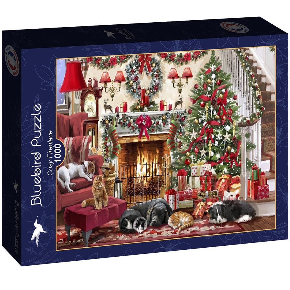 Bluebird Cosy Fireplace Puzzle 1000pcs Puzzles Canada