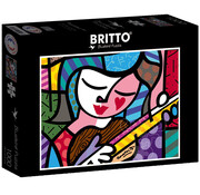 Bluebird Bluebird Romero Britto - Girl with guitar Puzzle 1000pcs