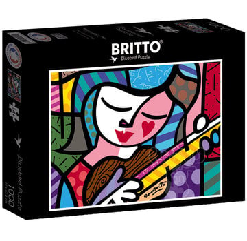Bluebird Bluebird Romero Britto - Girl with guitar Puzzle 1000pcs