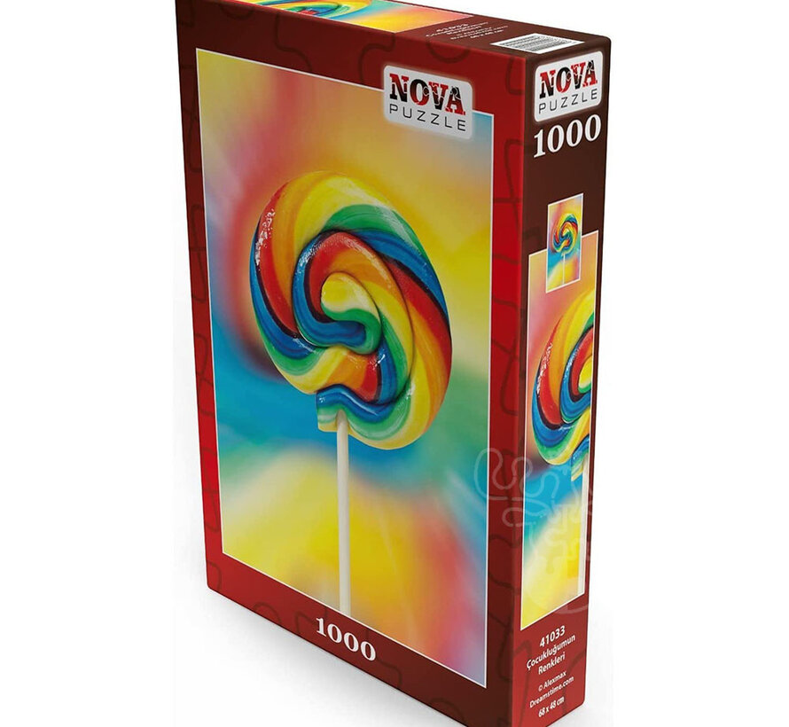 FINAL SALE Nova Childhood Colors Puzzle 1000pcs ONLINE ORDER ONLY