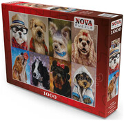 Nova FINAL SALE Nova Cute Puppies Puzzle 1000pcs ONLINE ORDER ONLY