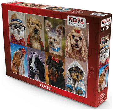 Nova FINAL SALE Nova Cute Puppies Puzzle 1000pcs ONLINE ORDER ONLY