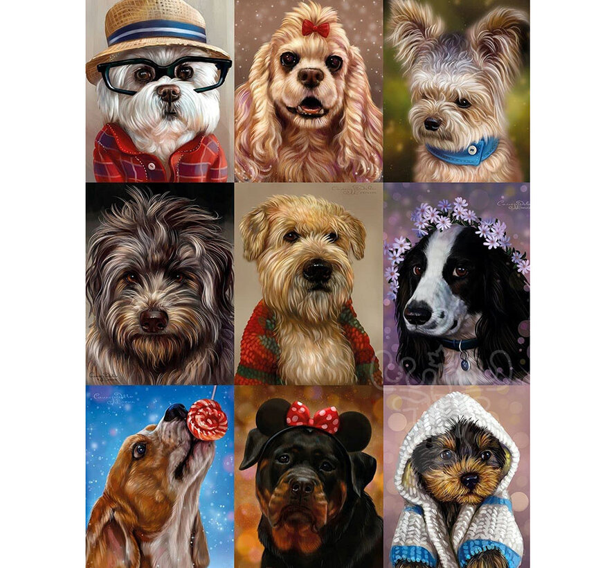 Nova Cute Dogs Puzzle 1000pcs ONLINE ORDER ONLY