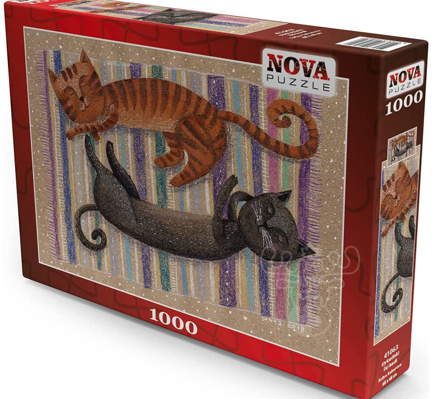 Nova Two Cats Puzzle 1000pcs ONLINE ORDER ONLY