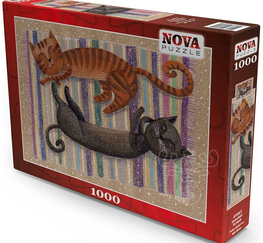Nova Two Cats Puzzle 1000pcs