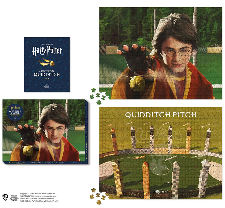 RP Studio Harry Potter Quidditch Match 2-in-1 Double-Sided Puzzle 1000pcs