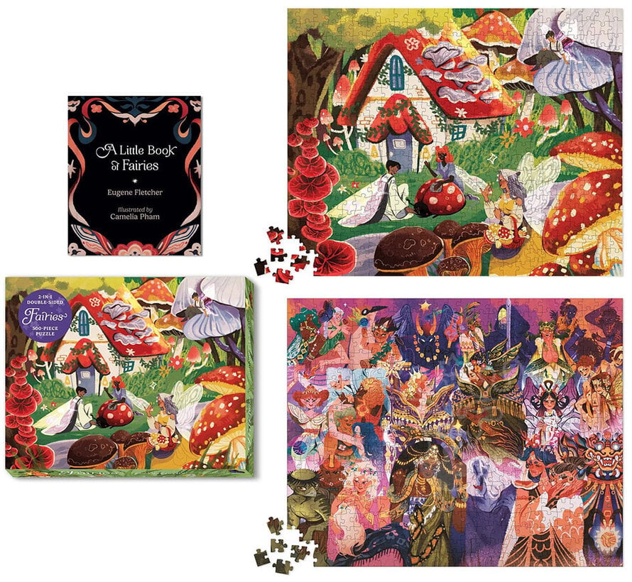 RP Studio Fairies 2-in-1 Double-Sided Puzzle 500pcs