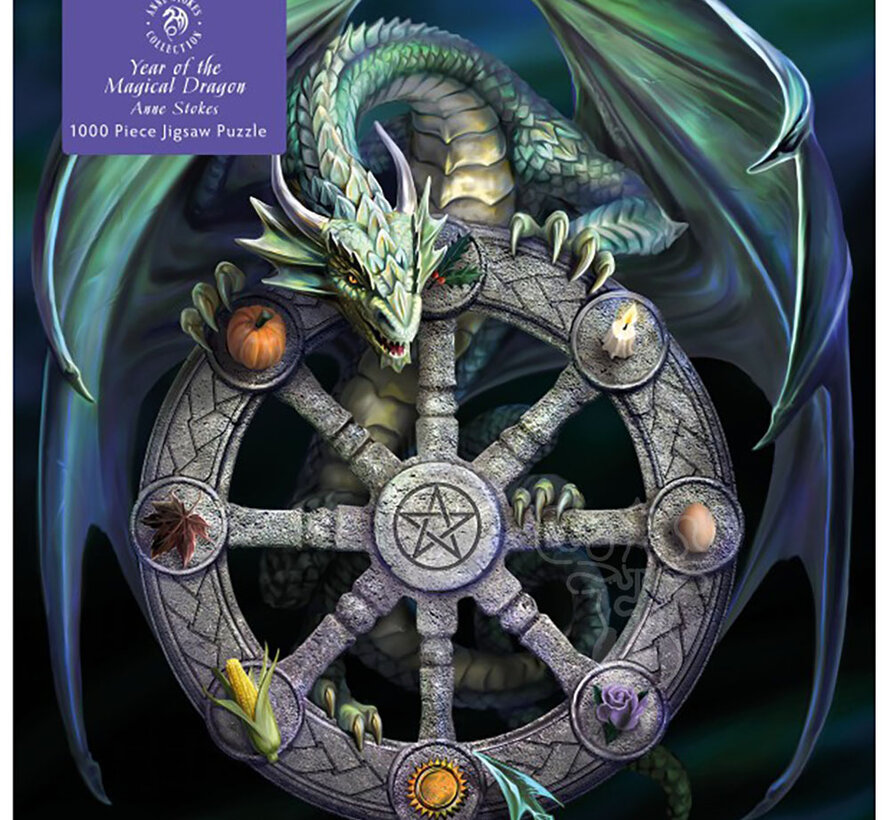 Flame Tree Anne Stokes: Year of the Magical Dragon Puzzle 1000pcs