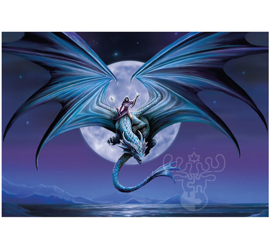 FINAL SALE Flame Tree Anne Stokes: Moonstone Puzzle 1000pcs