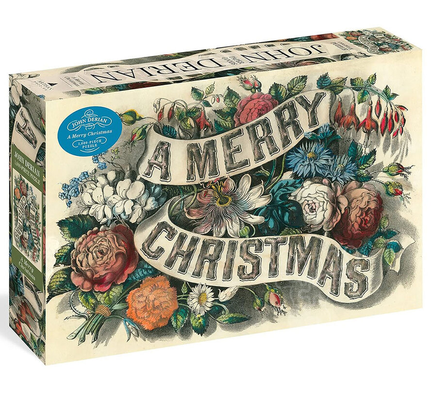 Artisan John Derian Paper Goods: Merry Christmas Puzzle 1000pcs