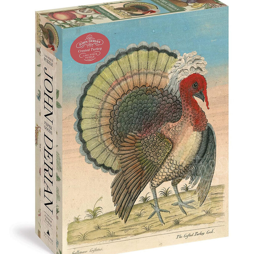 Artisan John Derian Paper Goods: Crested Turkey Puzzle 1000pcs