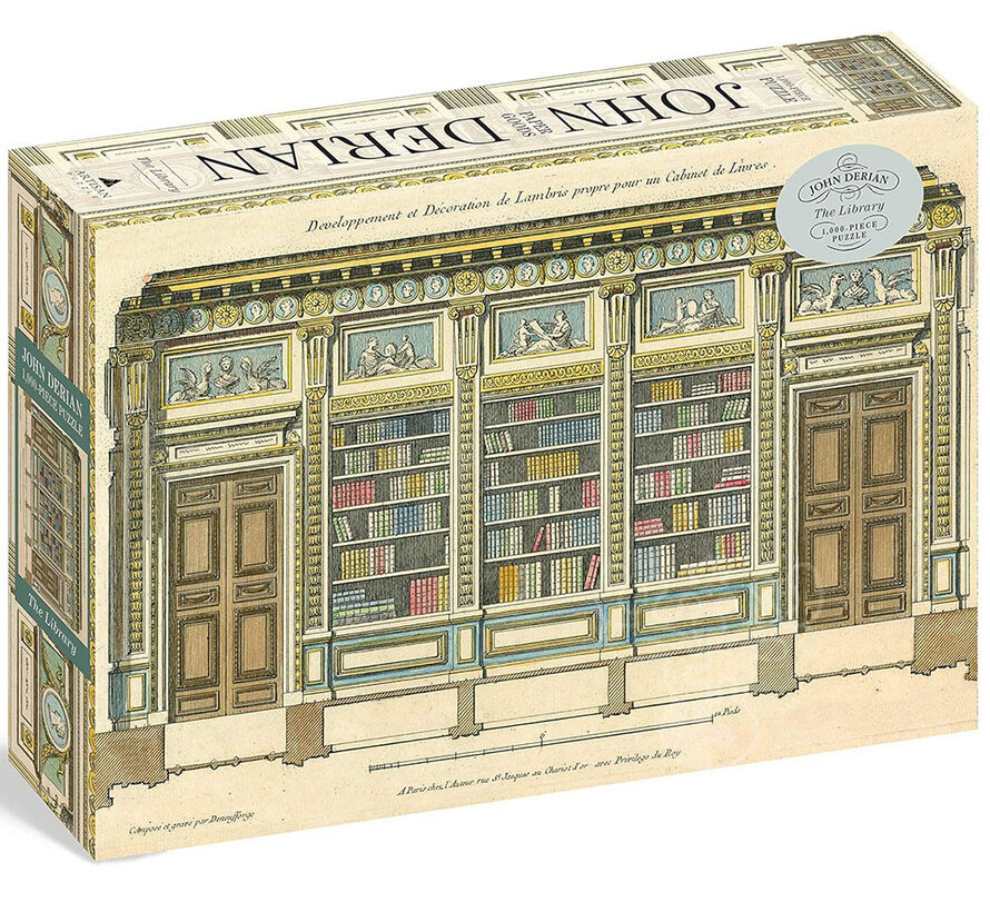 FINAL SALE Artisan John Derian Paper Goods: The Library Puzzle 1000pcs