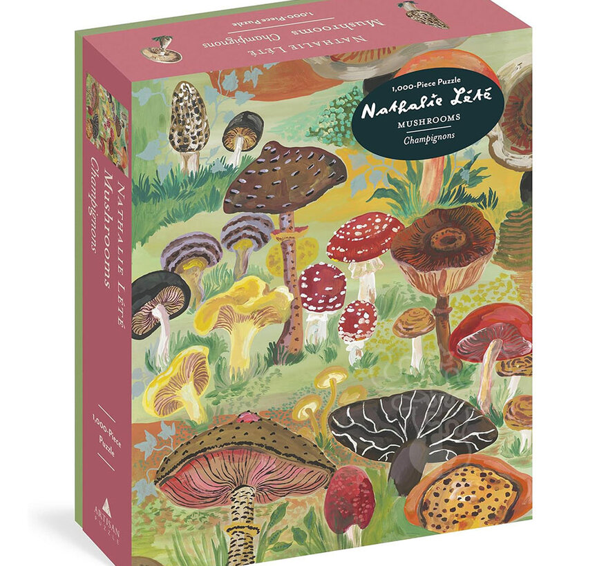 Artisan Nathalie Lété: Mushrooms Puzzle 1000pcs